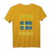 Man kann kein Glück kaufen - Schweden T-Shirt mit Flagge für Skandinavien-Fans, Urlauber, Vikinger und Angler - Perfektes Geschenk für Weihnachten & Geburtstag
