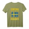 Man kann kein Glück kaufen - Schweden T-Shirt mit Flagge für Skandinavien-Fans, Urlauber, Vikinger und Angler - Perfektes Geschenk für Weihnachten & Geburtstag