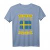 Man kann kein Glück kaufen - Schweden T-Shirt mit Flagge für Skandinavien-Fans, Urlauber, Vikinger und Angler - Perfektes Geschenk für Weihnachten & Geburtstag