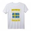 Man kann kein Glück kaufen - Schweden T-Shirt mit Flagge für Skandinavien-Fans, Urlauber, Vikinger und Angler - Perfektes Geschenk für Weihnachten & Geburtstag