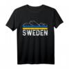 Schweden Fahne Land Urlaubsziel Verreisen T-Shirt - Perfektes Souvenir für Schwedenreisende und Skandinavien-Fans