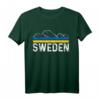 Schweden Fahne Land Urlaubsziel Verreisen T-Shirt - Perfektes Souvenir für Schwedenreisende und Skandinavien-Fans