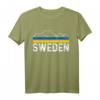 Schweden Fahne Land Urlaubsziel Verreisen T-Shirt - Perfektes Souvenir für Schwedenreisende und Skandinavien-Fans
