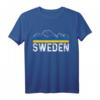 Schweden Fahne Land Urlaubsziel Verreisen T-Shirt - Perfektes Souvenir für Schwedenreisende und Skandinavien-Fans
