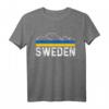 Schweden Fahne Land Urlaubsziel Verreisen T-Shirt - Perfektes Souvenir für Schwedenreisende und Skandinavien-Fans