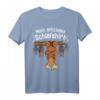 Mein offizielles Schlafshirt lustiges Elch mit Fledermäuse - Tiermotiv für Damen und Herren, perfekt als Geschenk für Kinder, Tierliebhaber & Bettliebhaber