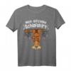Mein offizielles Schlafshirt lustiges Elch mit Fledermäuse - Tiermotiv für Damen und Herren, perfekt als Geschenk für Kinder, Tierliebhaber & Bettliebhaber