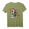Dabbing Unicorn Schweden Fußball 2019 T-Shirt für Kinder – Lustiges Fan-Shirt für Fußballparty, Turniere & als Geschenk für Fußballfans und Trainer