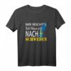 Schweden T-Shirt mit Flagge – Perfektes Geschenk für Schwedenfans, Urlauber & Viking-Liebhaber zu Weihnachten & Geburtstag