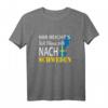 Schweden T-Shirt mit Flagge – Perfektes Geschenk für Schwedenfans, Urlauber & Viking-Liebhaber zu Weihnachten & Geburtstag