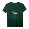 Damen SVERIGE Elch T-Shirt für Skandinavien Fans im Schwedenurlaub mit V-Ausschnitt – Perfekt für Schweden- und Norwegen-Liebhaber