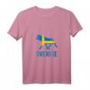 Damen SVERIGE Elch T-Shirt für Skandinavien Fans im Schwedenurlaub mit V-Ausschnitt – Perfekt für Schweden- und Norwegen-Liebhaber