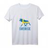 Damen SVERIGE Elch T-Shirt für Skandinavien Fans im Schwedenurlaub mit V-Ausschnitt – Perfekt für Schweden- und Norwegen-Liebhaber