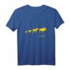 Kinder Elch Schweden Moose Evolution T-Shirt – Skandinavien Fan Geschenk in Blau und Gelb, ideal für Stockholm Urlaub und Elchliebhaber