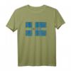 Vintage schwedische Flagge T-Shirt - Souvenir und Geschenk für Schweden-Fans, Männer, Frauen & Kinder