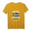 Urlaub Angeln T-Shirt - Ich muss gar nix, ich muss nur nach Schweden - Lustiges Angler-Shirt für Urlaub und Schweden-Liebhaber