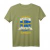 Urlaub Angeln T-Shirt - Ich muss gar nix, ich muss nur nach Schweden - Lustiges Angler-Shirt für Urlaub und Schweden-Liebhaber