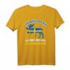 Ich muss nur nach Schweden T-Shirt – Skandinavisches Design mit Sehenswürdigkeiten & Nordlichtern