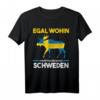 Schweden Skandinavien Geschenk T-Shirt mit Flagge – Perfekt für Skandinavien-Fans und Schweden-Liebhaber