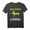 Schweden Skandinavien Geschenk T-Shirt mit Flagge – Perfekt für Skandinavien-Fans und Schweden-Liebhaber