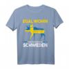 Schweden Skandinavien Geschenk T-Shirt mit Flagge – Perfekt für Skandinavien-Fans und Schweden-Liebhaber