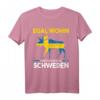 Schweden Skandinavien Geschenk T-Shirt mit Flagge – Perfekt für Skandinavien-Fans und Schweden-Liebhaber