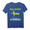 Schweden Skandinavien Geschenk T-Shirt mit Flagge – Perfekt für Skandinavien-Fans und Schweden-Liebhaber