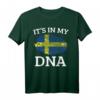 Lustiges HapPanda Flaggen Shirt - Geschenk für Schweden-Liebhaber, Heimat-Vermissen & skandinavische Freunde