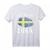 Lustiges HapPanda Flaggen Shirt - Geschenk für Schweden-Liebhaber, Heimat-Vermissen & skandinavische Freunde