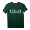 Schweden T-Shirt - Klassisch geschnitten mit doppeltem Saum für Fans und Skandinavien-Liebhaber