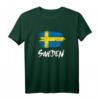 Schweden Flagge T-Shirt mit 'Sweden' - Perfektes Geschenk für Schweden-Liebhaber, Reisende & Fans