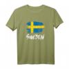 Schweden Flagge T-Shirt mit 'Sweden' - Perfektes Geschenk für Schweden-Liebhaber, Reisende & Fans