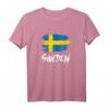 Schweden Flagge T-Shirt mit 'Sweden' - Perfektes Geschenk für Schweden-Liebhaber, Reisende & Fans