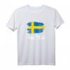 Schweden Flagge T-Shirt mit 'Sweden' - Perfektes Geschenk für Schweden-Liebhaber, Reisende & Fans