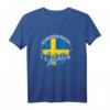 Schwedische Flagge Geschenk für Patrioten - Schweden T-Shirt für Urlaub, Weihnachten & Geburtstage