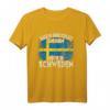 Tausche Arbeitsplatz gegen Hütte in Schweden T-Shirt – Perfektes Geschenk für Schweden-Liebhaber, Vikinger, Angler & Skandinavien-Fans