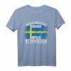 Tausche Arbeitsplatz gegen Hütte in Schweden T-Shirt – Perfektes Geschenk für Schweden-Liebhaber, Vikinger, Angler & Skandinavien-Fans