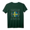 Schwedische Flagge Geschenk für Skandinavier - T-Shirt für Schweden-Liebhaber, Urlauber & Vikinger