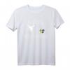 Lustiges Schweden T-Shirt mit Flagge, Herzschlag und Elch – Perfekt für Schweden-Liebhaber und Urlaubsfans