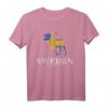 Schweden Stockholm Elch Flagge Used Look T-Shirt – Perfektes Geschenk für Skandinavien Fans, Naturliebhaber und Wikinger-Enthusiasten