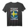 Schweden Urlaub Geschenk T-Shirt mit Flagge und Spruch – Perfekt für Schweden-Fans und Reisebegeisterte