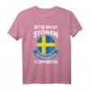 Schweden Urlaub Geschenk T-Shirt mit Flagge und Spruch – Perfekt für Schweden-Fans und Reisebegeisterte