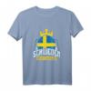 Schwedische Flagge Geschenk - Skandinavien & Schweden T-Shirt für Herren, Damen & Kinder als Souvenir, Weihnachts- oder Geburtstagsgeschenk