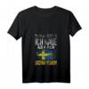Damen Lustiges Mir Reichts Ich Haue Ab Nach Schweden T-Shirt mit V-Ausschnitt - Perfekt für Schweden-Fans und Skandinavien-Reisende