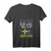 Damen Lustiges Mir Reichts Ich Haue Ab Nach Schweden T-Shirt mit V-Ausschnitt - Perfekt für Schweden-Fans und Skandinavien-Reisende