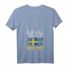 Damen Lustiges Mir Reichts Ich Haue Ab Nach Schweden T-Shirt mit V-Ausschnitt - Perfekt für Schweden-Fans und Skandinavien-Reisende
