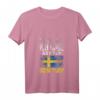 Damen Lustiges Mir Reichts Ich Haue Ab Nach Schweden T-Shirt mit V-Ausschnitt - Perfekt für Schweden-Fans und Skandinavien-Reisende