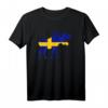 Elch Schweden T-Shirt mit Flagge – Perfektes Souvenir für Touristen, Schweden-Fans & Geschäftsreisende