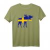 Elch Schweden T-Shirt mit Flagge – Perfektes Souvenir für Touristen, Schweden-Fans & Geschäftsreisende
