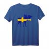 Elch Schweden T-Shirt mit Flagge – Perfektes Souvenir für Touristen, Schweden-Fans & Geschäftsreisende